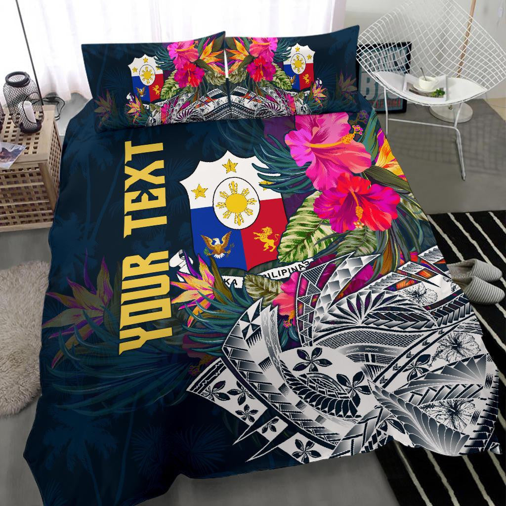 The Philippines Personalised Bedding Set Summer Vibes RLT6 - Wonder Print Shop