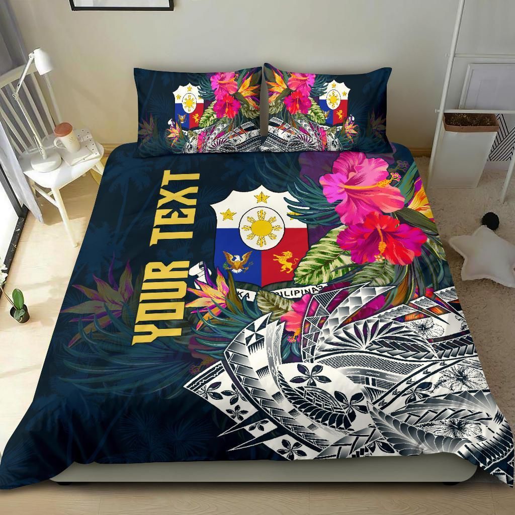 The Philippines Personalised Bedding Set Summer Vibes RLT6 - Wonder Print Shop