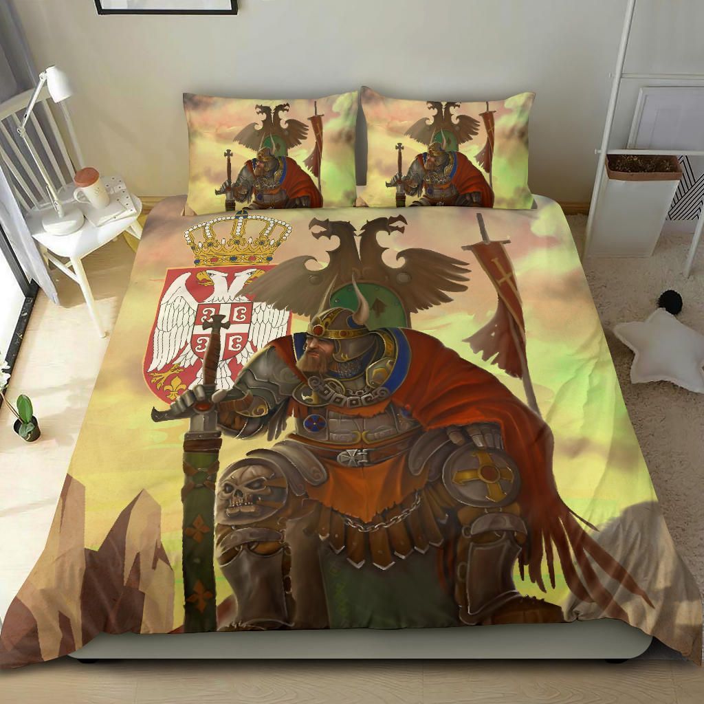 Serbia Bedding Set Serbian Warrior RLT7 - Wonder Print Shop
