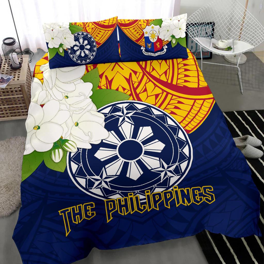 The Philippines Bedding Set Filipino Sampaguita RLT6 - Wonder Print Shop