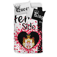 Serbia Bedding Set Couple King/Queen Her Side/His Side RLT7 - Wonder Print Shop