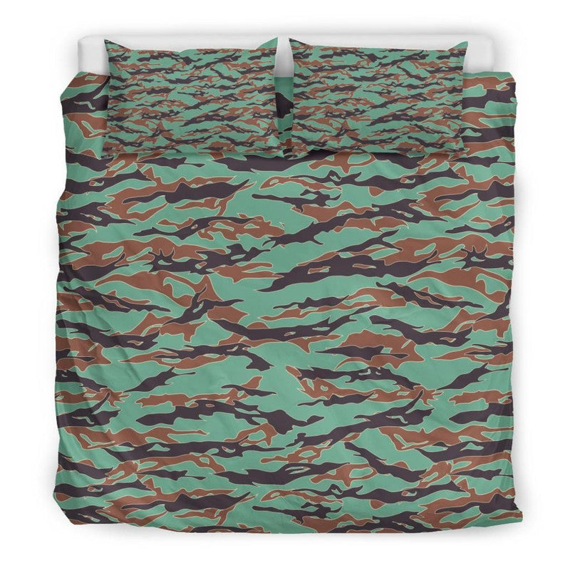 Army Guyana Tiger Stripe Camouflage Seamless Bedding Set RLT8 - Wonder Print Shop