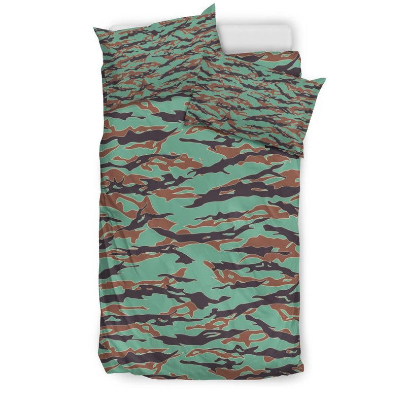 Army Guyana Tiger Stripe Camouflage Seamless Bedding Set RLT8 - Wonder Print Shop