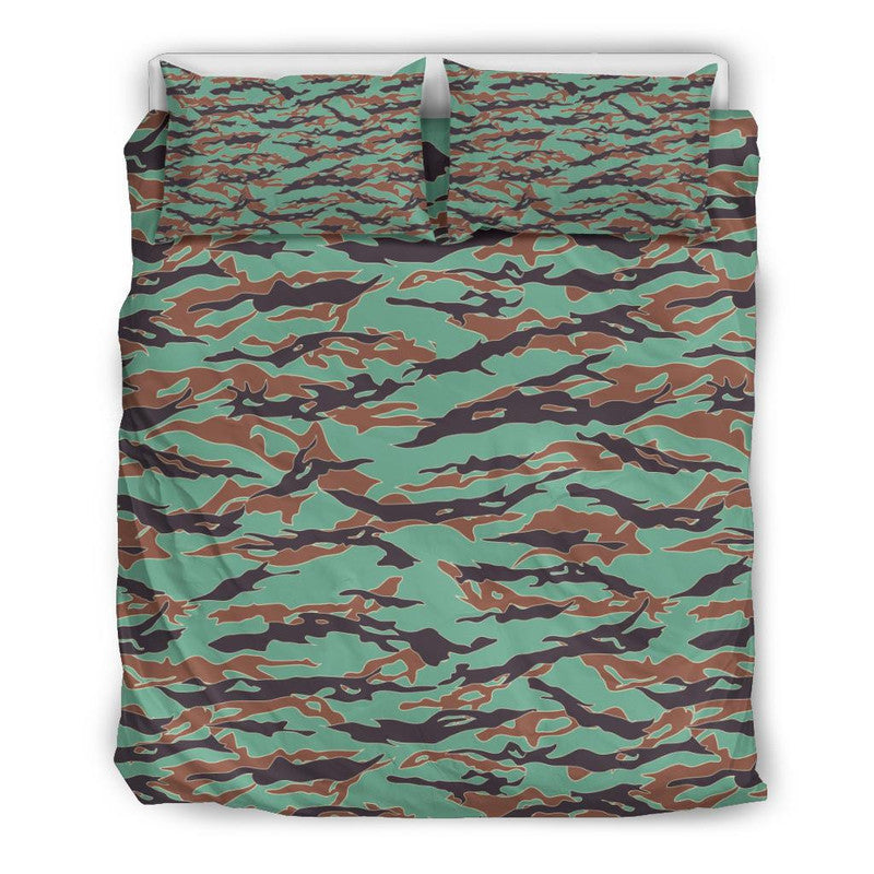 Army Guyana Tiger Stripe Camouflage Seamless Bedding Set RLT8 - Wonder Print Shop