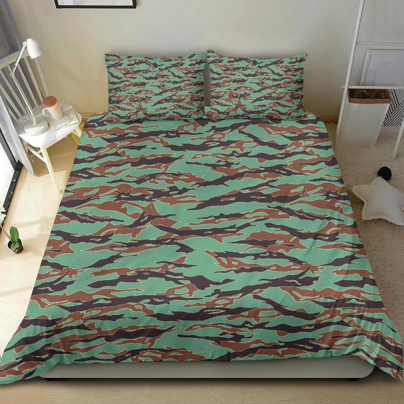Army Guyana Tiger Stripe Camouflage Seamless Bedding Set RLT8 - Wonder Print Shop