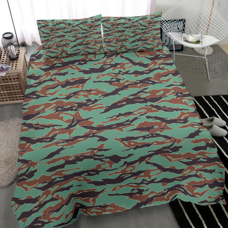 Army Guyana Tiger Stripe Camouflage Seamless Bedding Set RLT8 - Wonder Print Shop