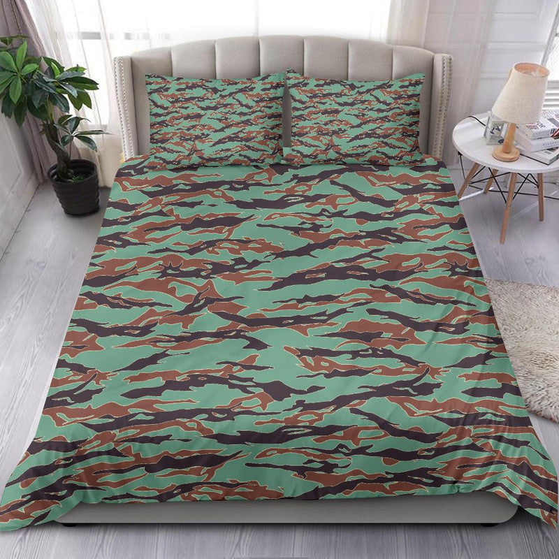 Army Guyana Tiger Stripe Camouflage Seamless Bedding Set RLT8 - Wonder Print Shop