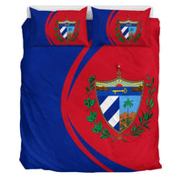 Cuba Flag Coat Of Arms Bedding Set Circle RLT13 - Wonder Print Shop
