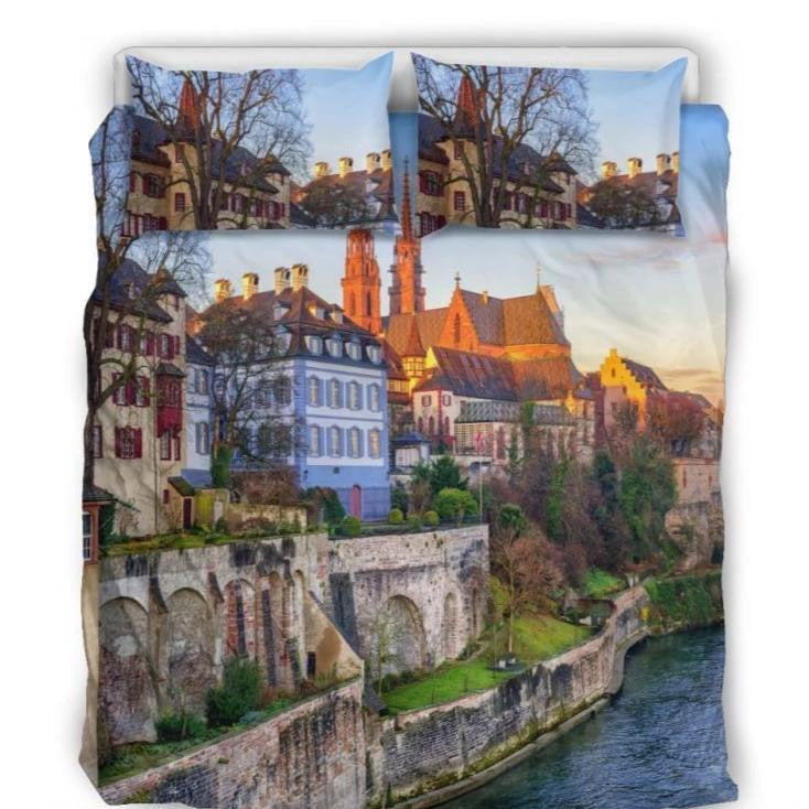 Basel Switzerland Bedding Set RLT13 - Wonder Print Shop