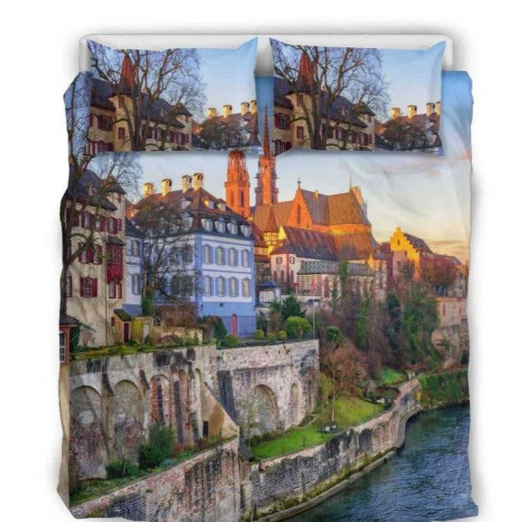 Basel Switzerland Bedding Set RLT13 - Wonder Print Shop