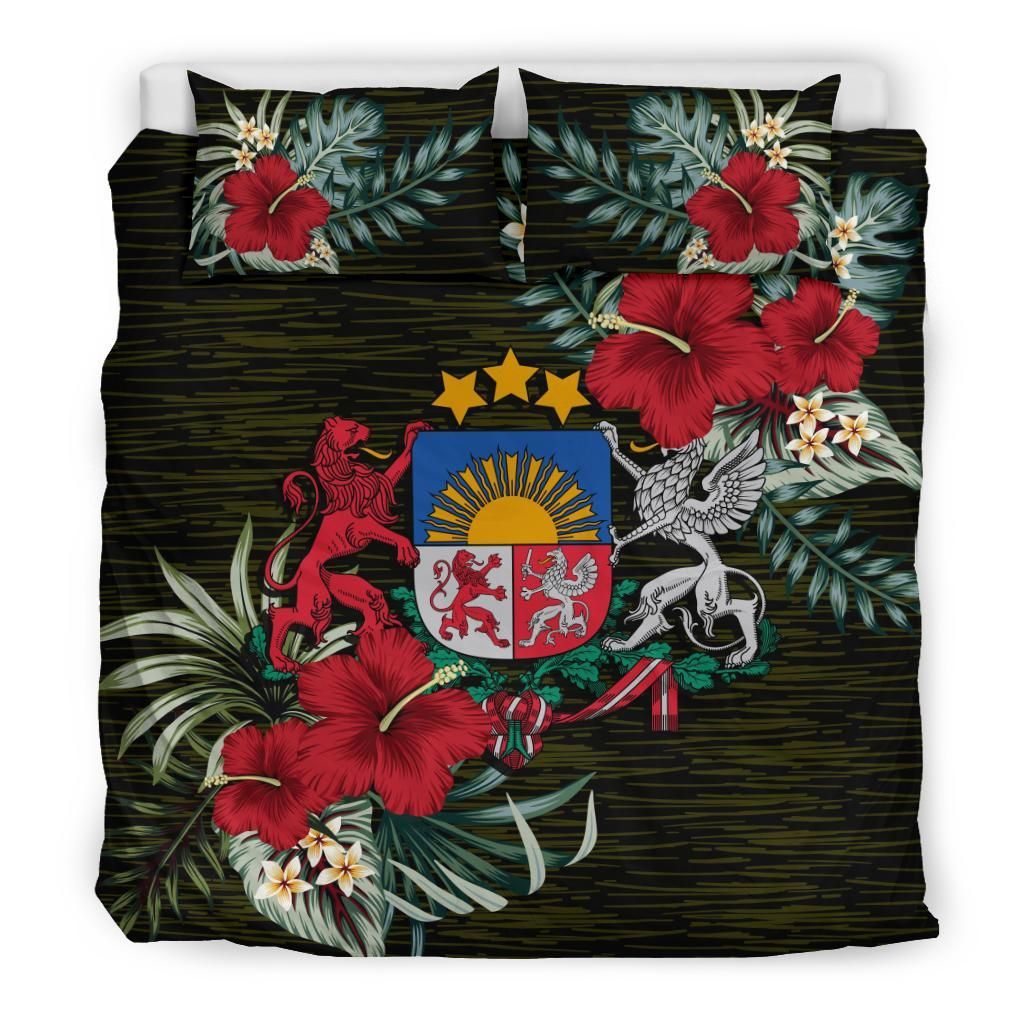 Latvia Bedding Set - Special Hibiscus RLT6 - Wonder Print Shop