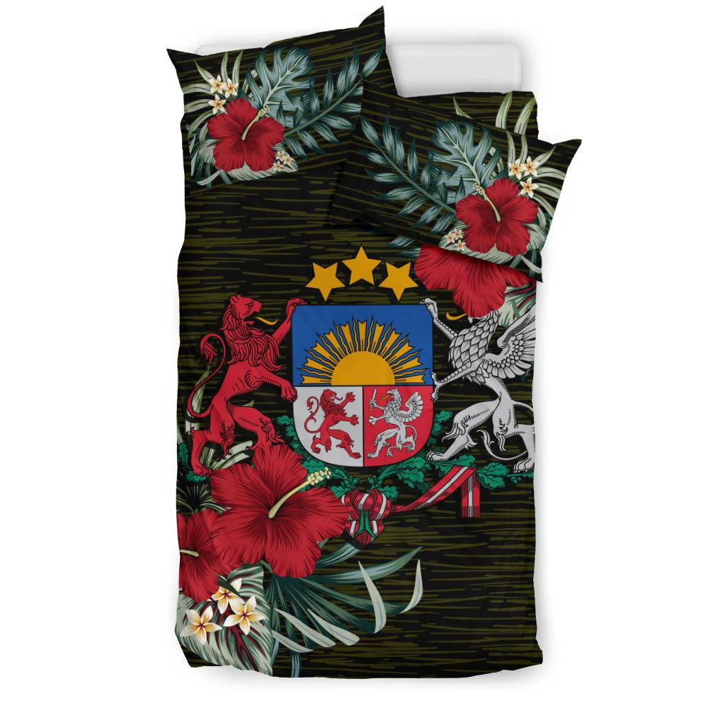 Latvia Bedding Set - Special Hibiscus RLT6 - Wonder Print Shop