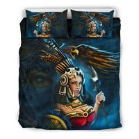Mexico Bedding Set Woman Aztec Beauty RLT13 - Wonder Print Shop