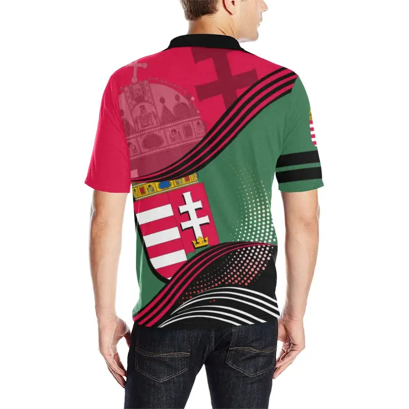 Hungary Polo Shirt Fall In The Wave RLT8 - Wonder Print Shop