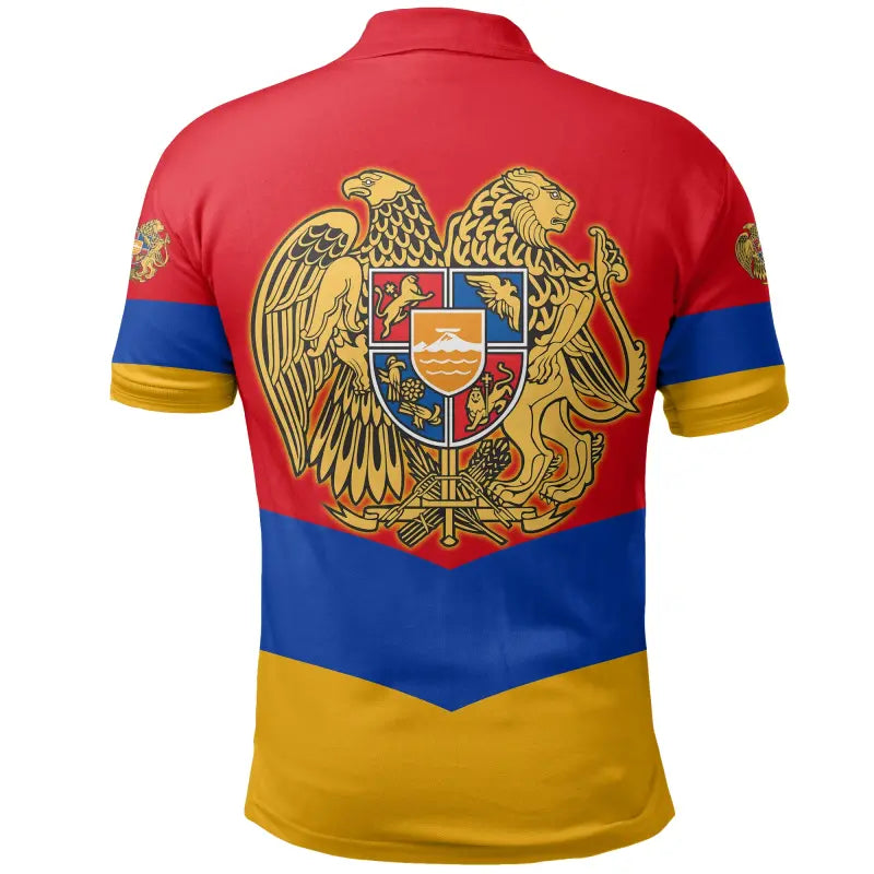 Armenian Polo Shirt Flag Style RLT8 - Wonder Print Shop