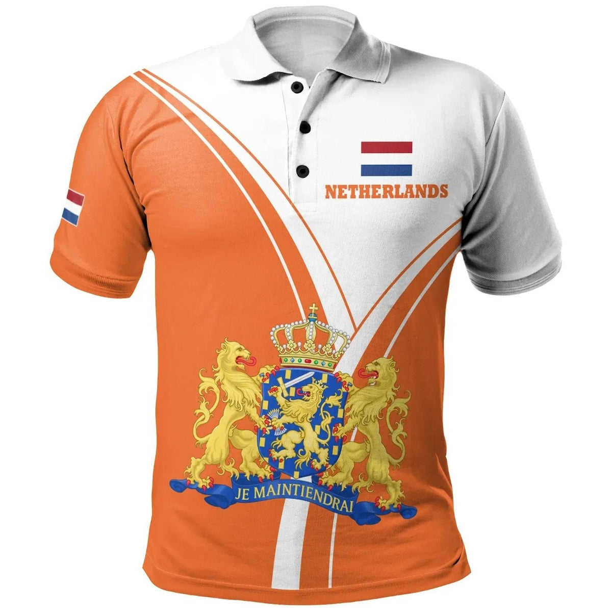 Netherland Polo Shirt Netherland Pride RLT7 - Wonder Print Shop