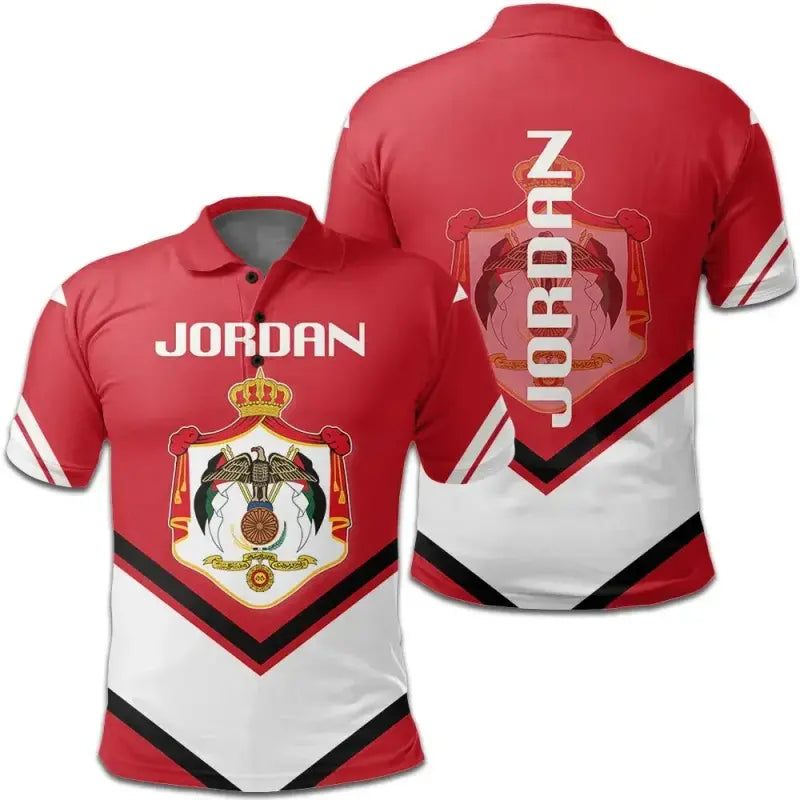 Jordan Coat Of Arms Polo Lucian Style RLT8 - Wonder Print Shop