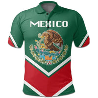 Mexico Coat Of Arms Polo Lucian Style RLT13 - Wonder Print Shop