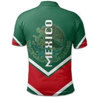 Mexico Coat Of Arms Polo Lucian Style RLT13 - Wonder Print Shop
