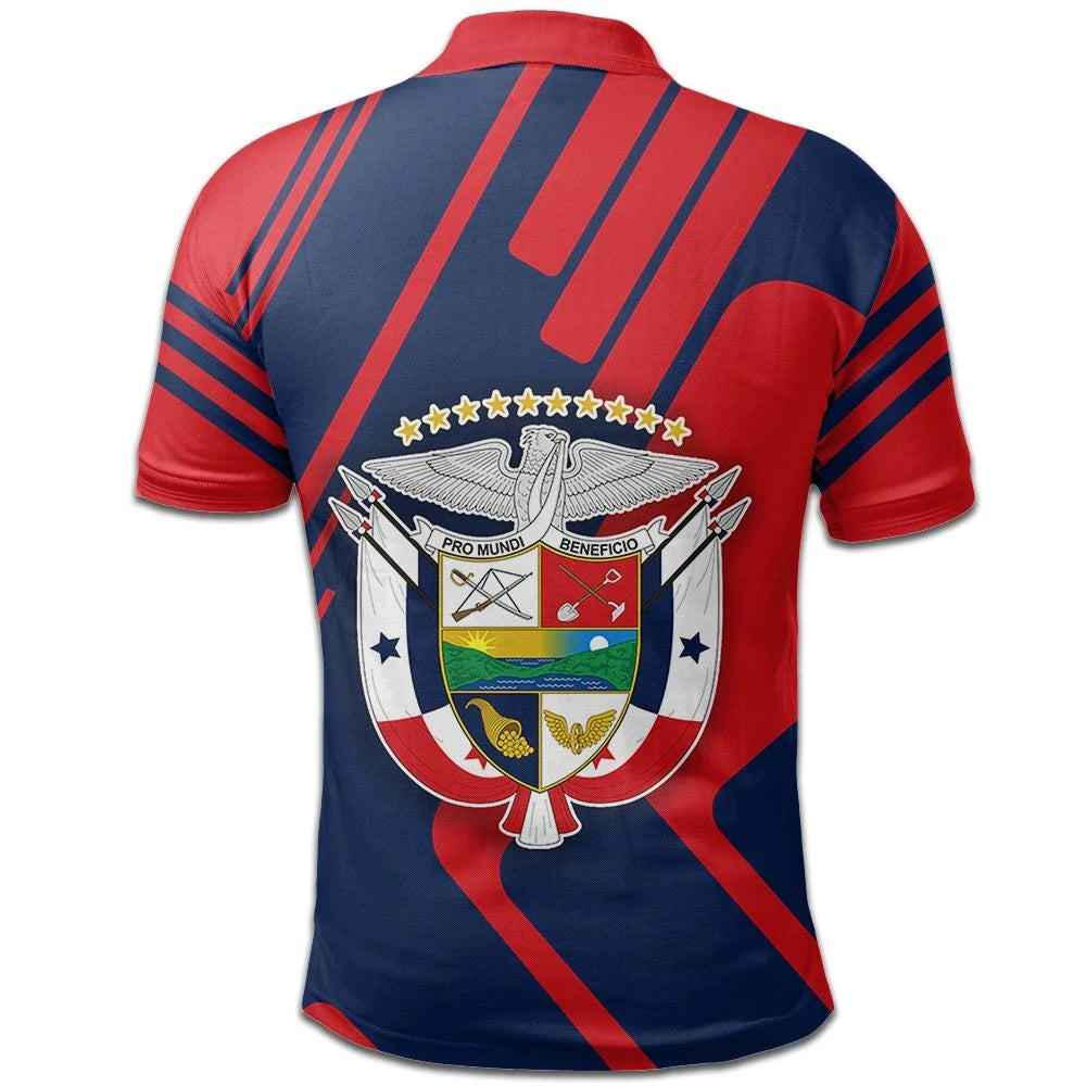 Panama Polo Shirt Coat Of Arms Rockie RLT13 - Wonder Print Shop