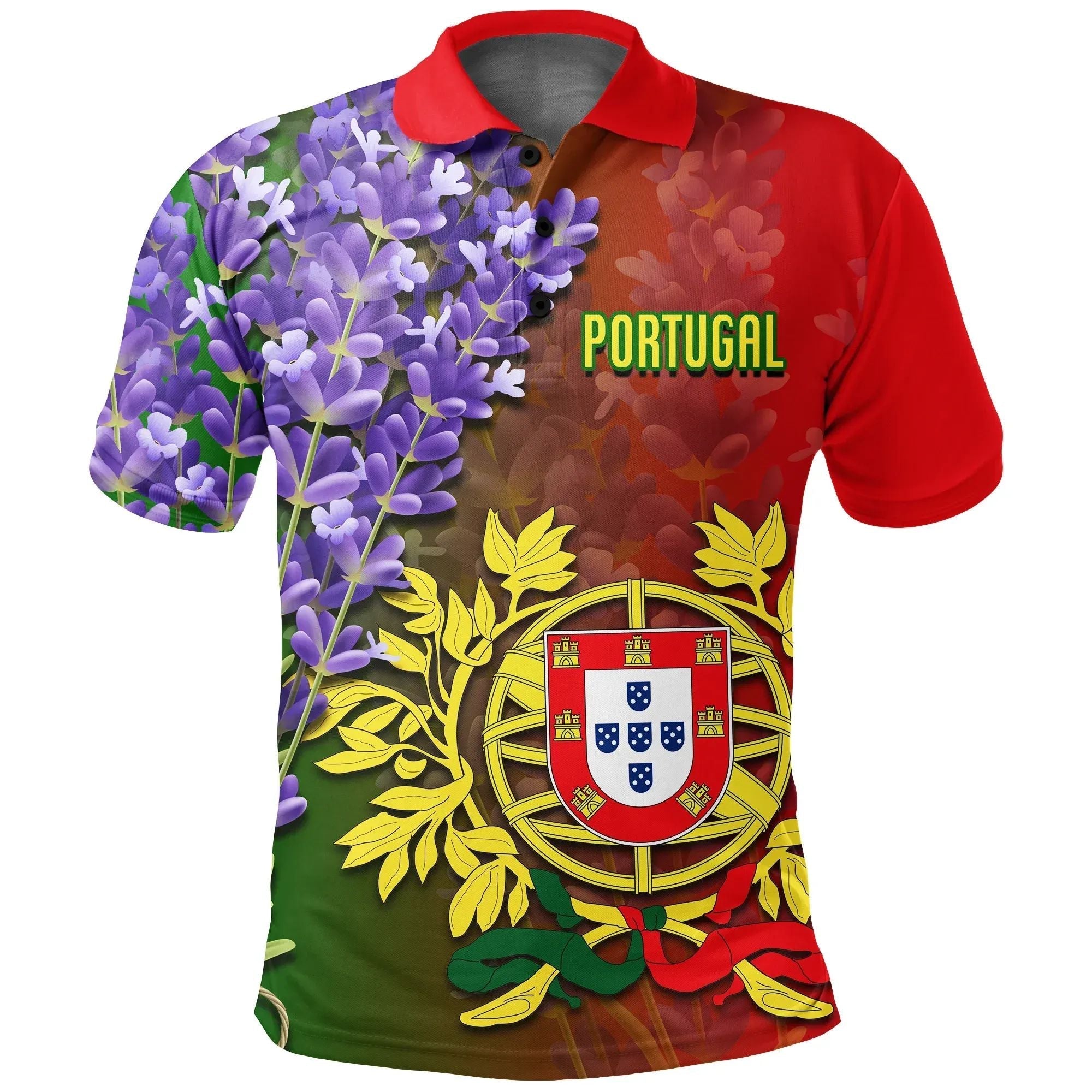 Portugal Lavender Polo Shirt RLT7 - Wonder Print Shop