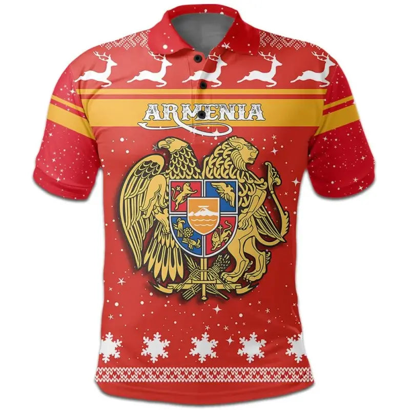 Christmas armenia Polo Shirt Coat Of Arms 9 RLT8 - Wonder Print Shop