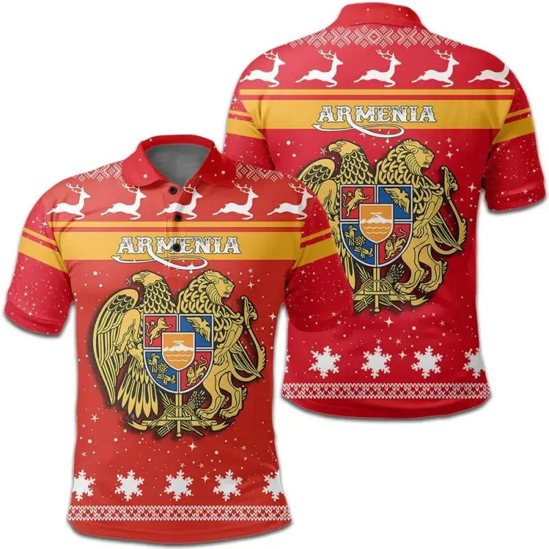 Christmas armenia Polo Shirt Coat Of Arms 9 RLT8 - Wonder Print Shop