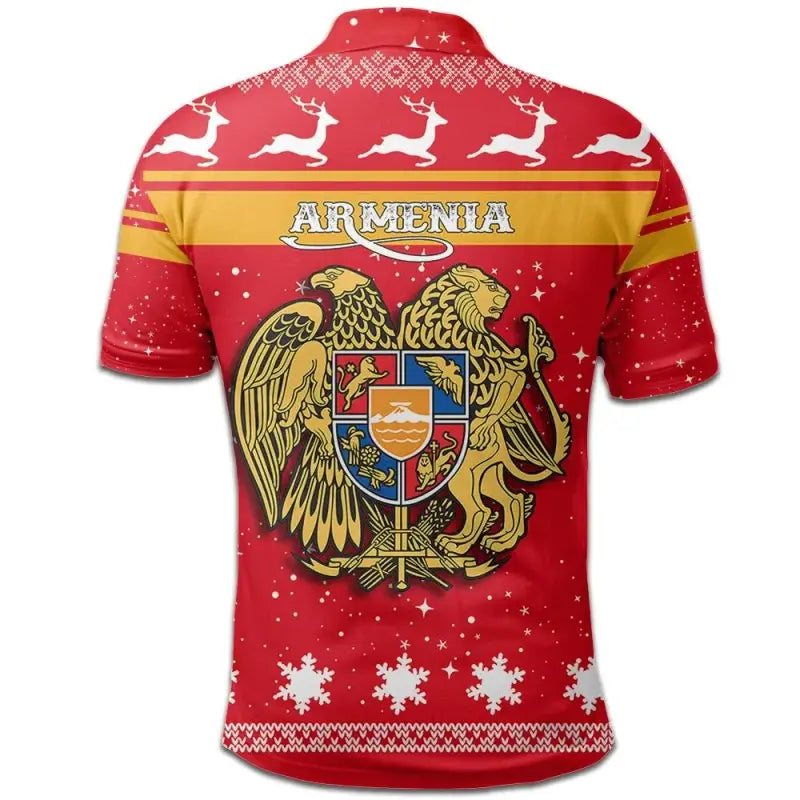 Christmas armenia Polo Shirt Coat Of Arms 9 RLT8 - Wonder Print Shop