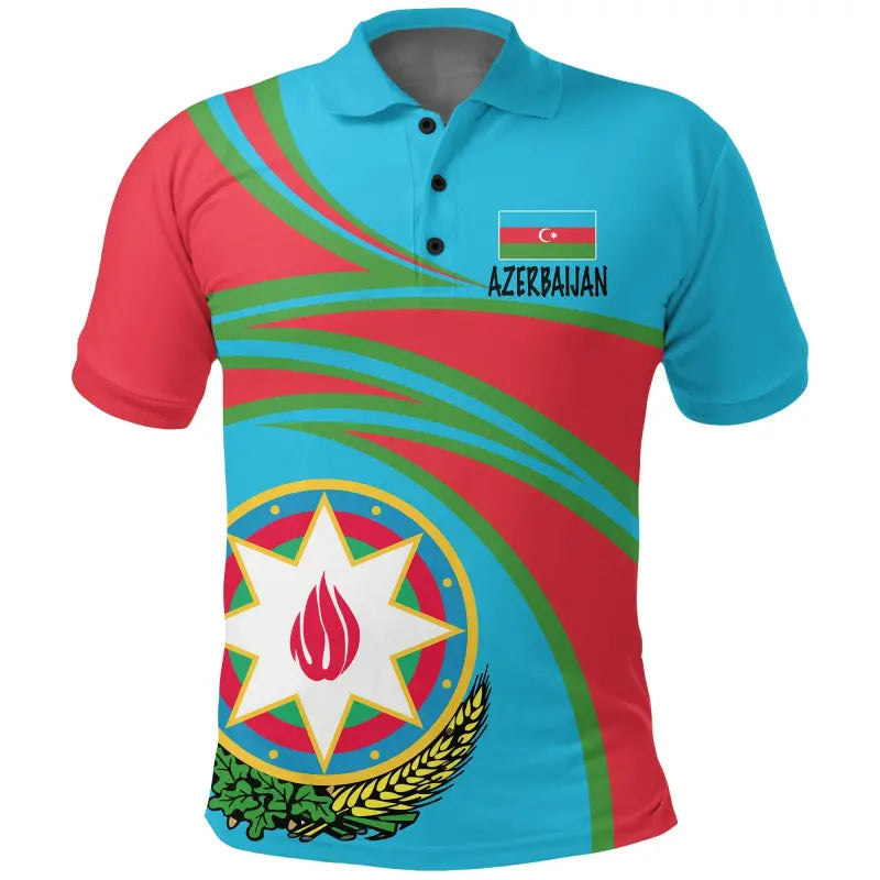 azerbaijan-blue-n-flag-polo-shirt