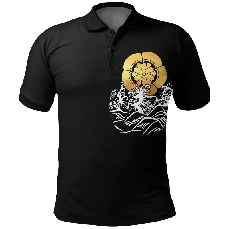 The Golden Koi Fish Polo Shirt RLT8 - Wonder Print Shop