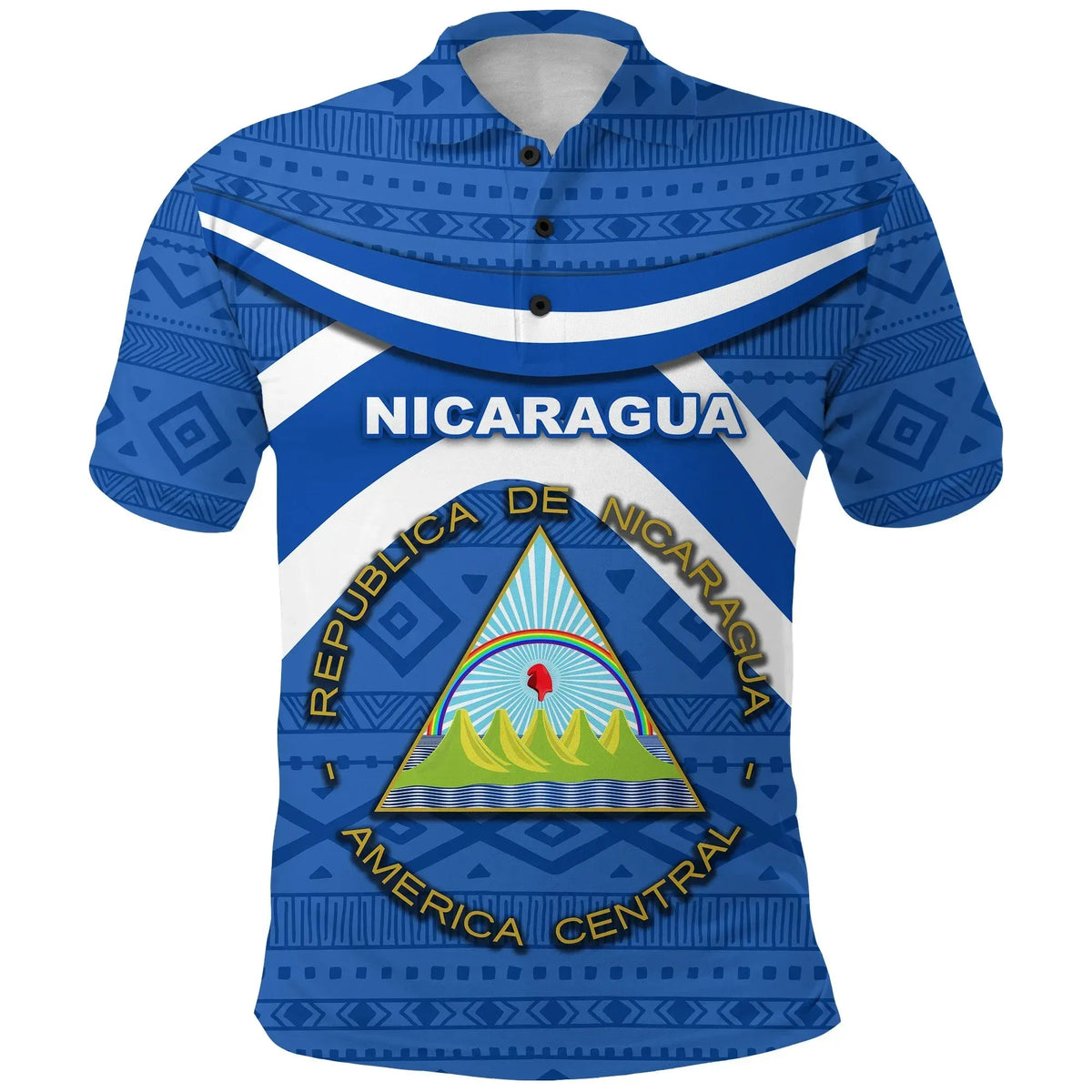 Nicaragua Polo Shirt Vibes Version RLT8 - Wonder Print Shop
