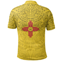 New Mexico Aztec Polo Shirt RLT13 - Wonder Print Shop
