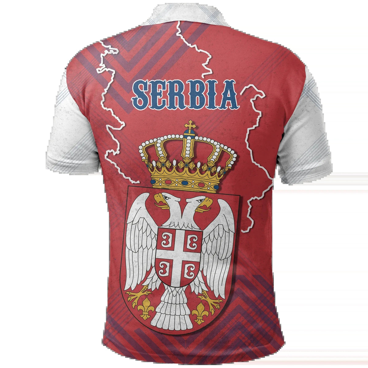 Serbia Mix Polo Shirt RLT7 - Wonder Print Shop
