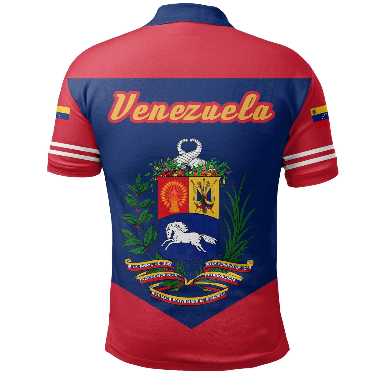 Venezuela Polo Shirt Ball Style RLT7 - Wonder Print Shop