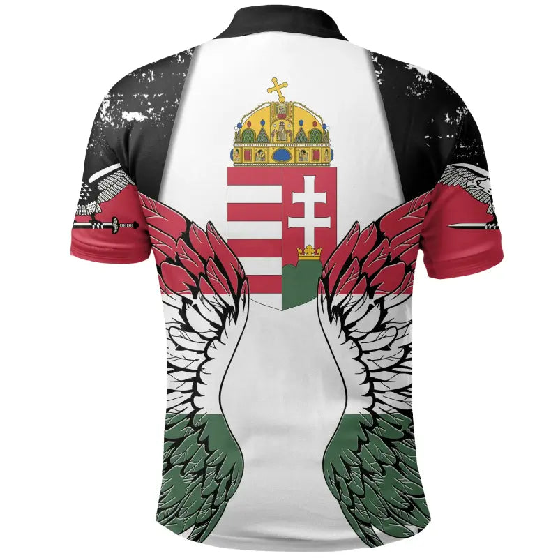 Hungary Turul Wings Polo Shirt RLT8 - Wonder Print Shop