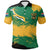 South Africa Polo Shirt South Africa Flag Brush RLT8 - Wonder Print Shop