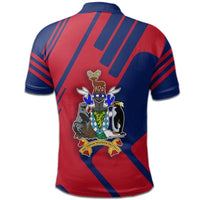 South Georgia and the South Sandwich Islands Polo Shirt Coat Of Arms Rockie RLT12 - Wonder Print Shop