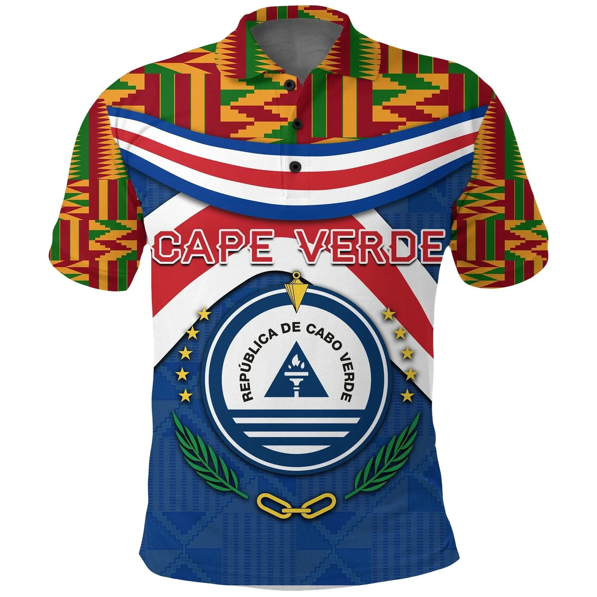 Cape Verde Polo Shirt Vibes Version RLT7 - Wonder Print Shop