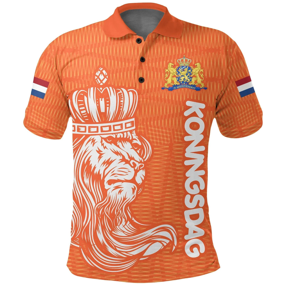 Netherlands Polo Shirt Koningsdag Day RLT7 - Wonder Print Shop