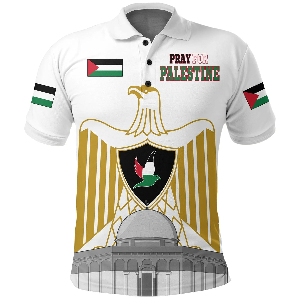 Be Stronger Palestine Polo Shirt RLT13 - Wonder Print Shop