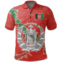 Afghanistan Polo Shirt Christmas Coat Of Arms X Style RLT8 - Wonder Print Shop