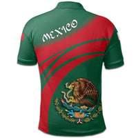 Mexico Polo Shirt Coat Of Arms Cricket Style RLT13 - Wonder Print Shop