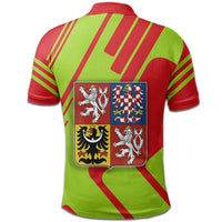 Czech Republic Coat Ofrms Polo Shirt Rockie RLT13 - Wonder Print Shop