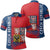 Czech Republic Coat Ofrms Polo Shirt Quarter Style RLT13 - Wonder Print Shop