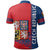 Czech Republic Coat Ofrms Polo Shirt Quarter Style RLT13 - Wonder Print Shop