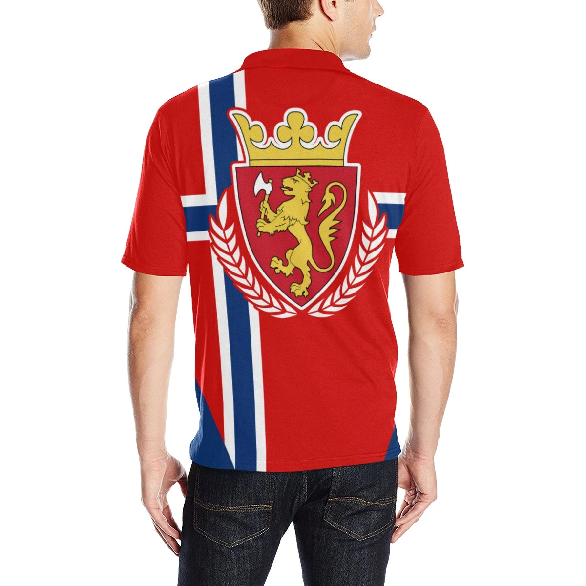 Norway Lion Polo Shirt RLT7 - Wonder Print Shop