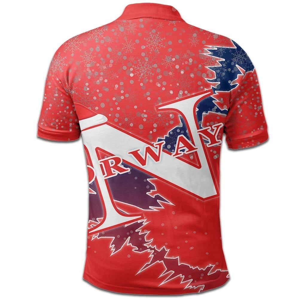 Norway Polo Shirt Christmas Coat Of Arms X Style RLT7 - Wonder Print Shop