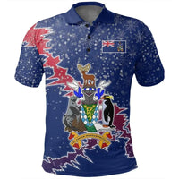 South Georgia and the South Sandwich Islands Polo Shirt Christmas Coat Of Arms X Style RLT12 - Wonder Print Shop