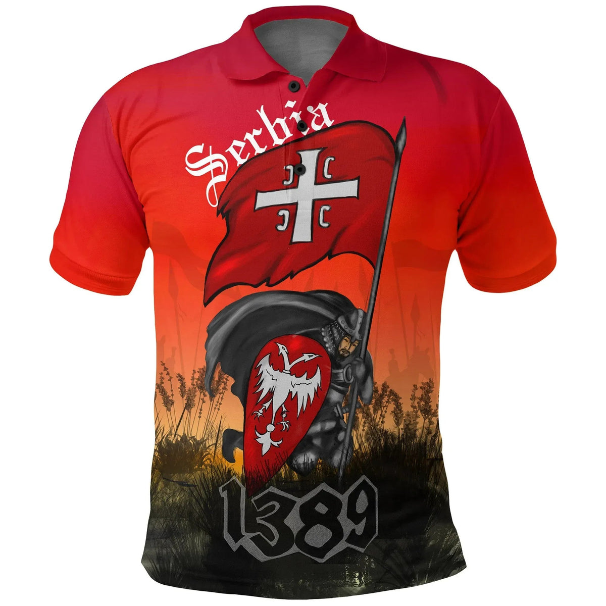 Serbia Polo Shirt 1389 RLT7 - Wonder Print Shop