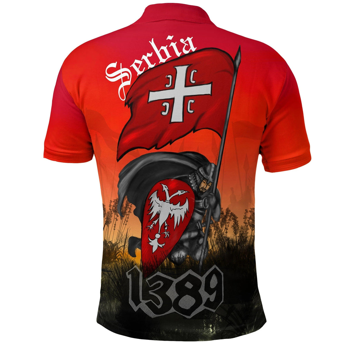 Serbia Polo Shirt 1389 RLT7 - Wonder Print Shop